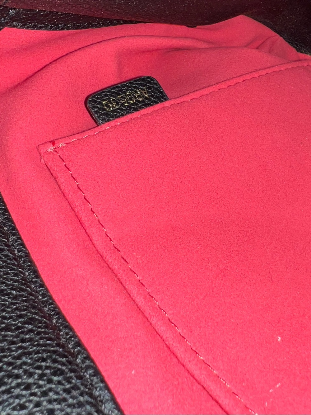 LV Black with Cream Monogram pebble Leather Tote - Picture 10 of 16
